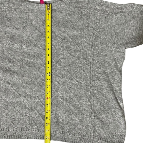 Womens Cozy Knit Sweater Pullover 2XL Tan and Grey Crew Neck Long Sleeve Bundle - Picture 8 of 9